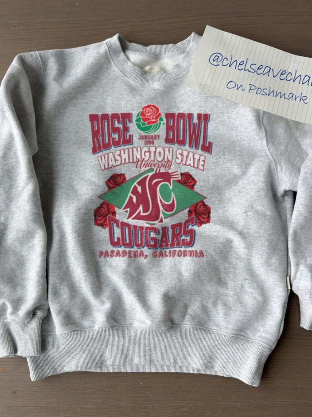 Vintage Washington State University WSU Sweatshirt, Washington State Cougars Tee